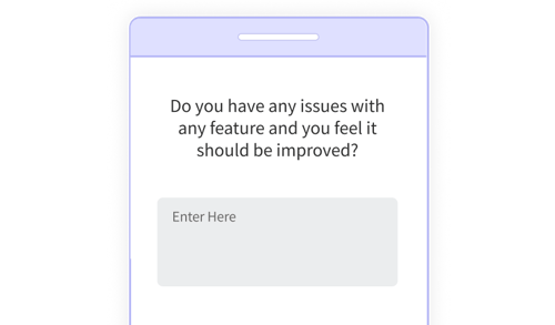 Mobile app Feature Feedback Questions