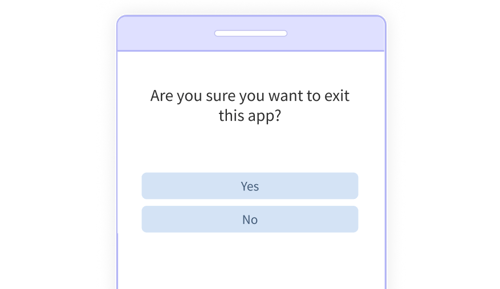 Mobile survey questions- Exit Intent
