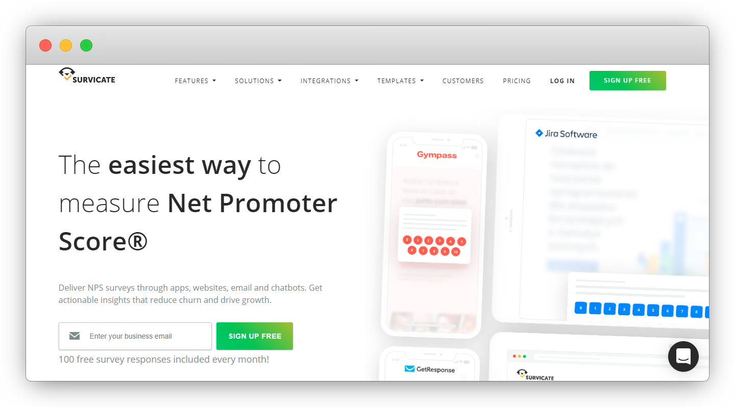 NPS Software - Survicate