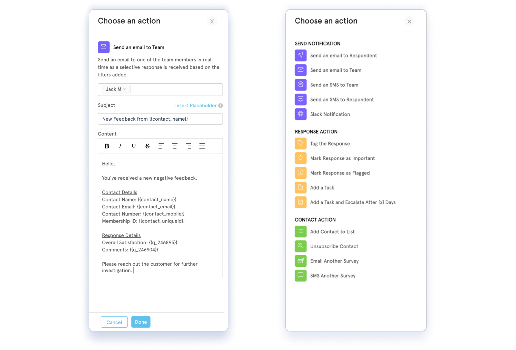 Customer Experience Automation for feedback management with NPS survey