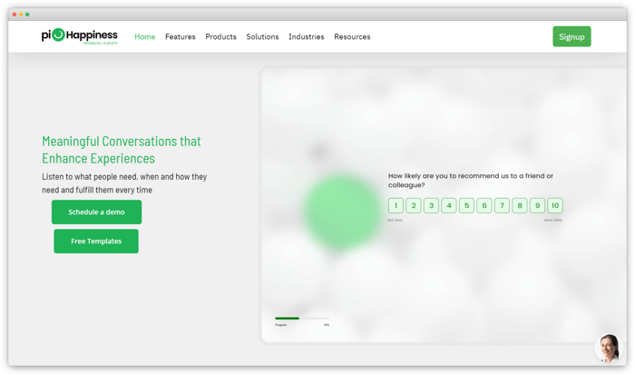 Best SMS Survey Software- pihappiness