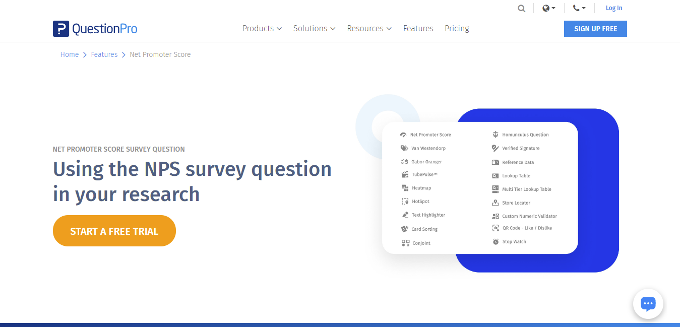 NPS tools for Salesforce NPS-survey-Net-Promoter-Score-survey-question-QuestionPro