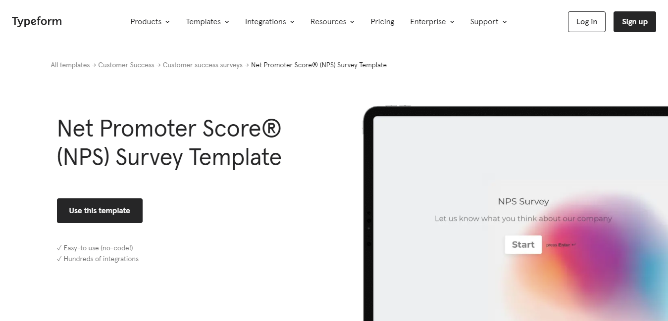 NPS tools for Salesforce Net-Promoter-Score®-NPS-Survey-Template