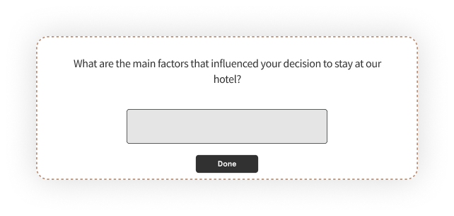 Open-Ended Question Examples for Hospitality