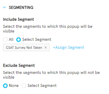 Popup Surveys Zonka Feedback User Segmentation 