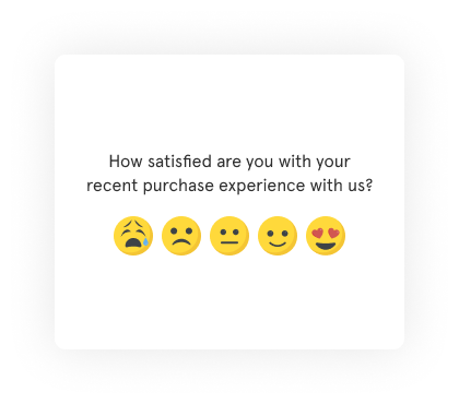Website Surveys Post Purchase Survey Question