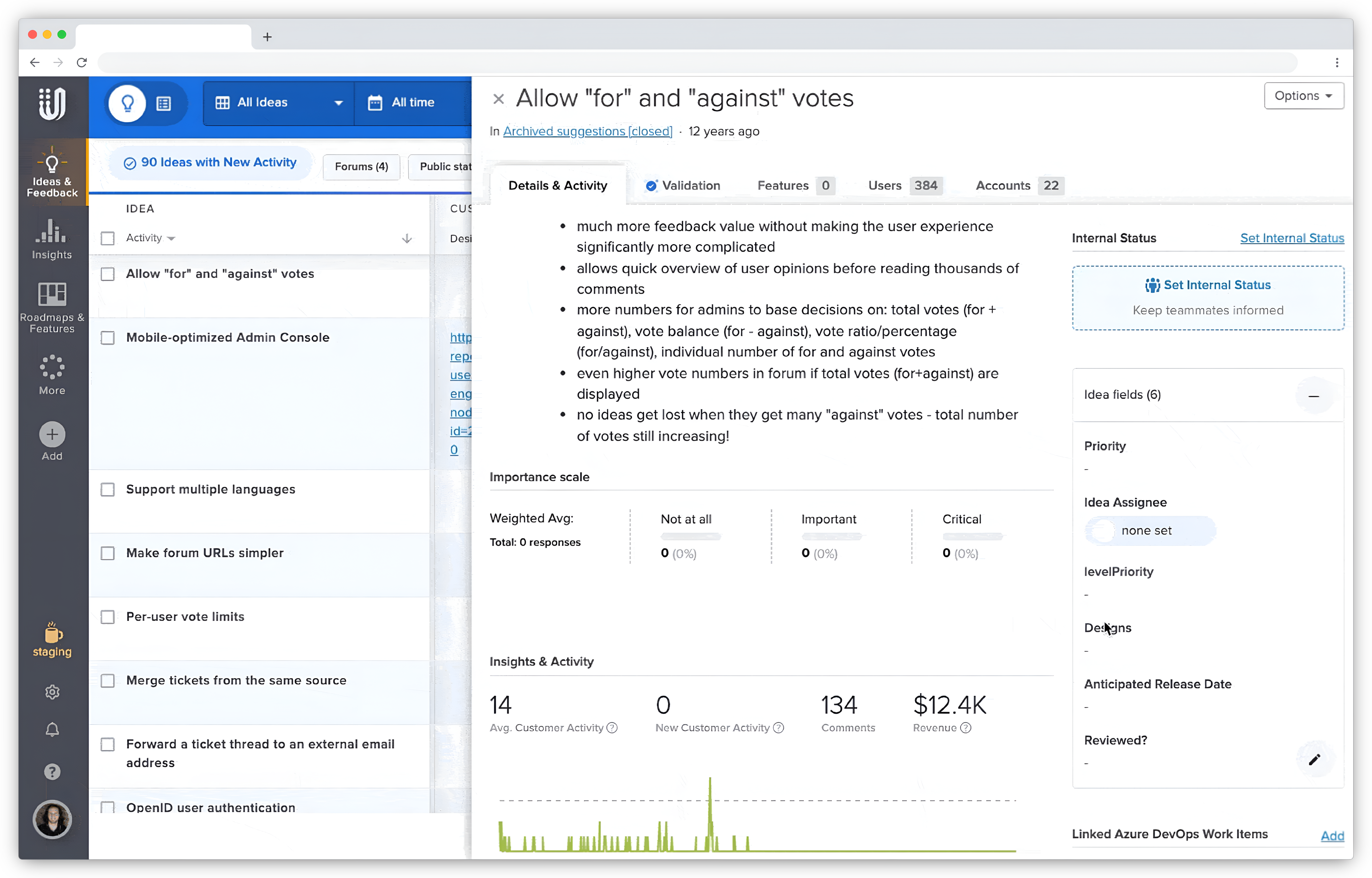 Product Feedback Tools - UserVoice-1