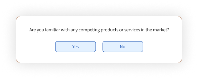 Product Survey Question on Competitor Analysis