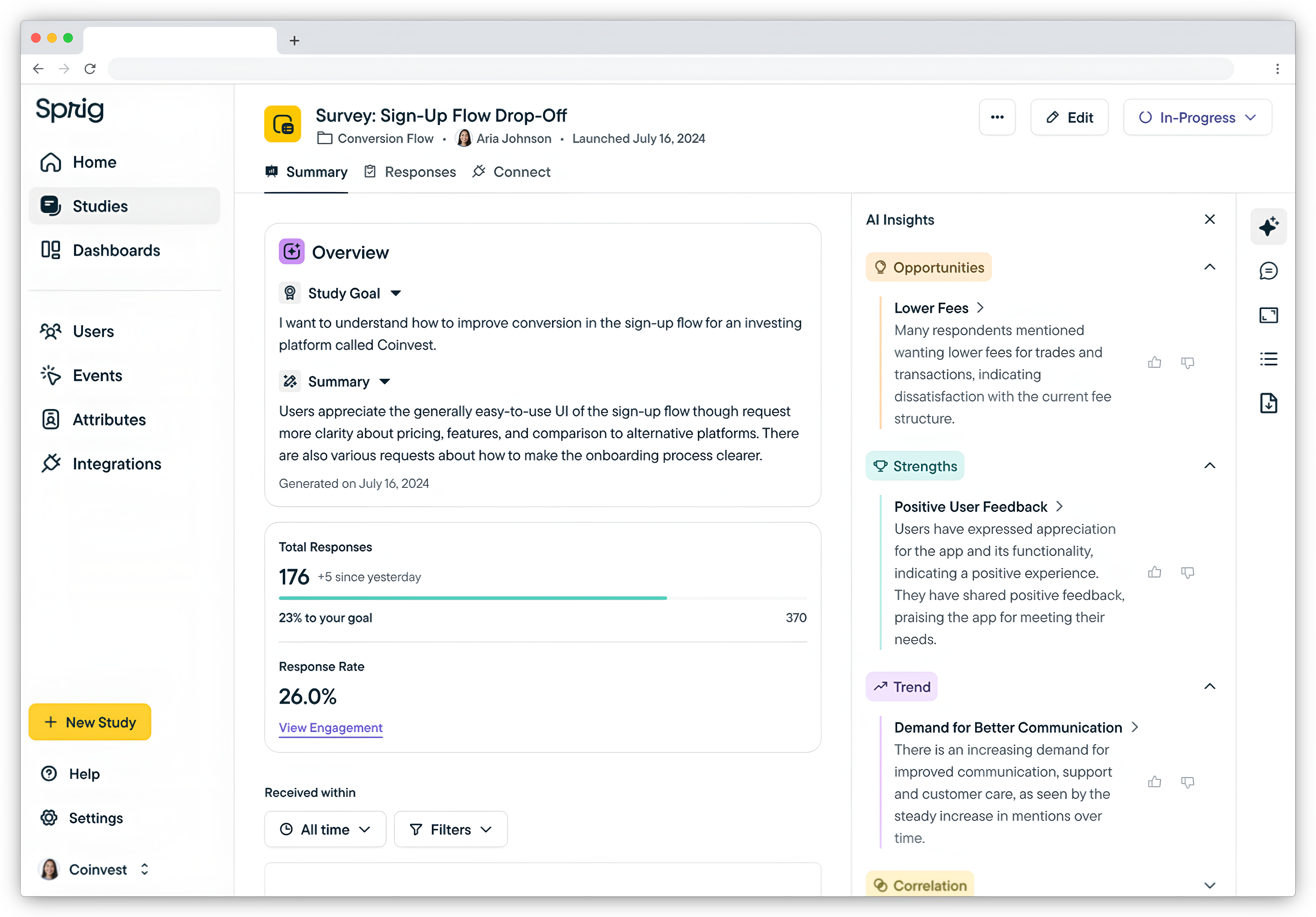 Product feedback tools - Sprig-1