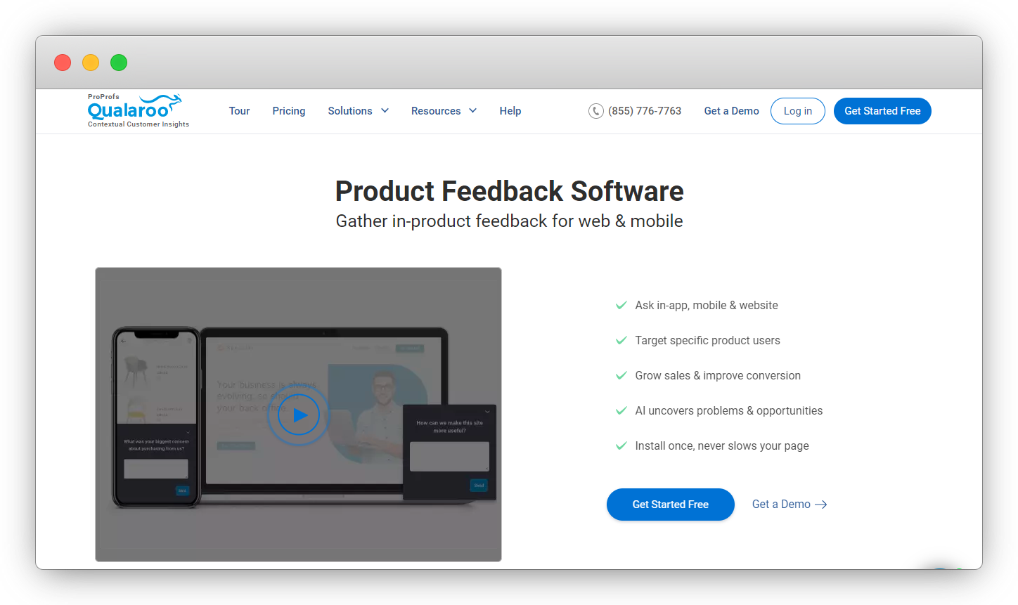 Qualaroo - Product Experience Management Software