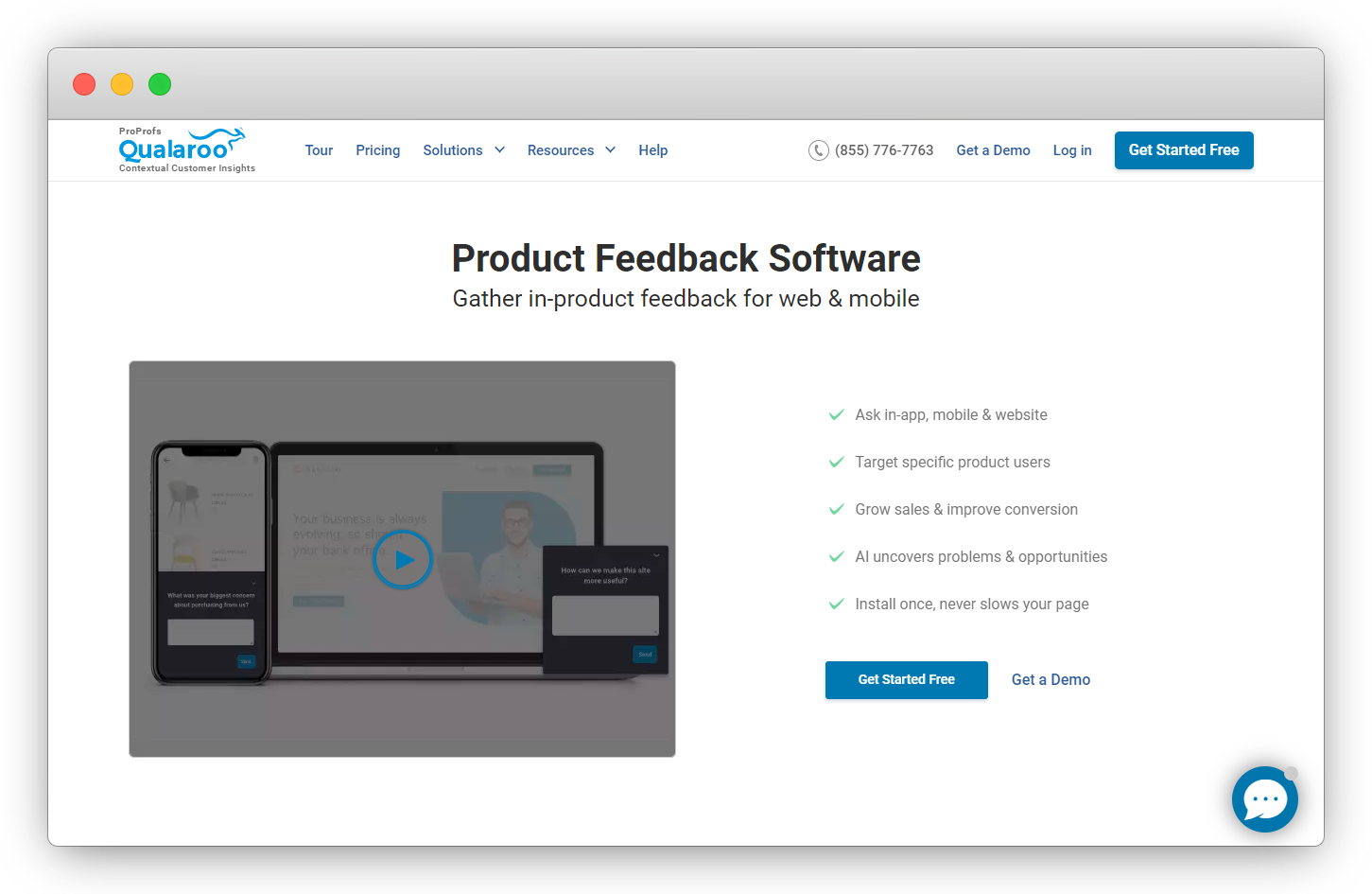Qualaroo Product Feedback Software Tool