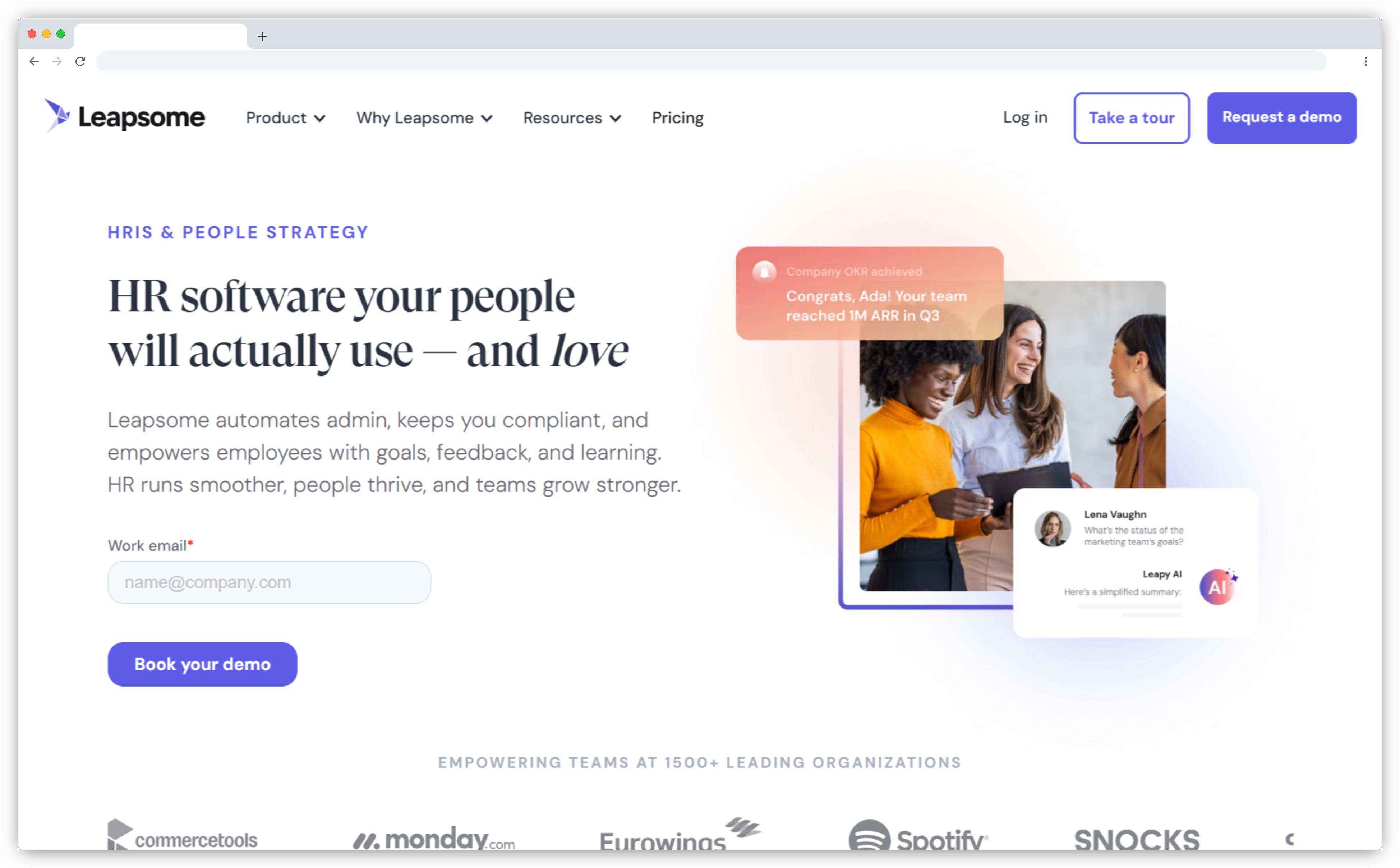 Qualtrics alternatives - Leapsome