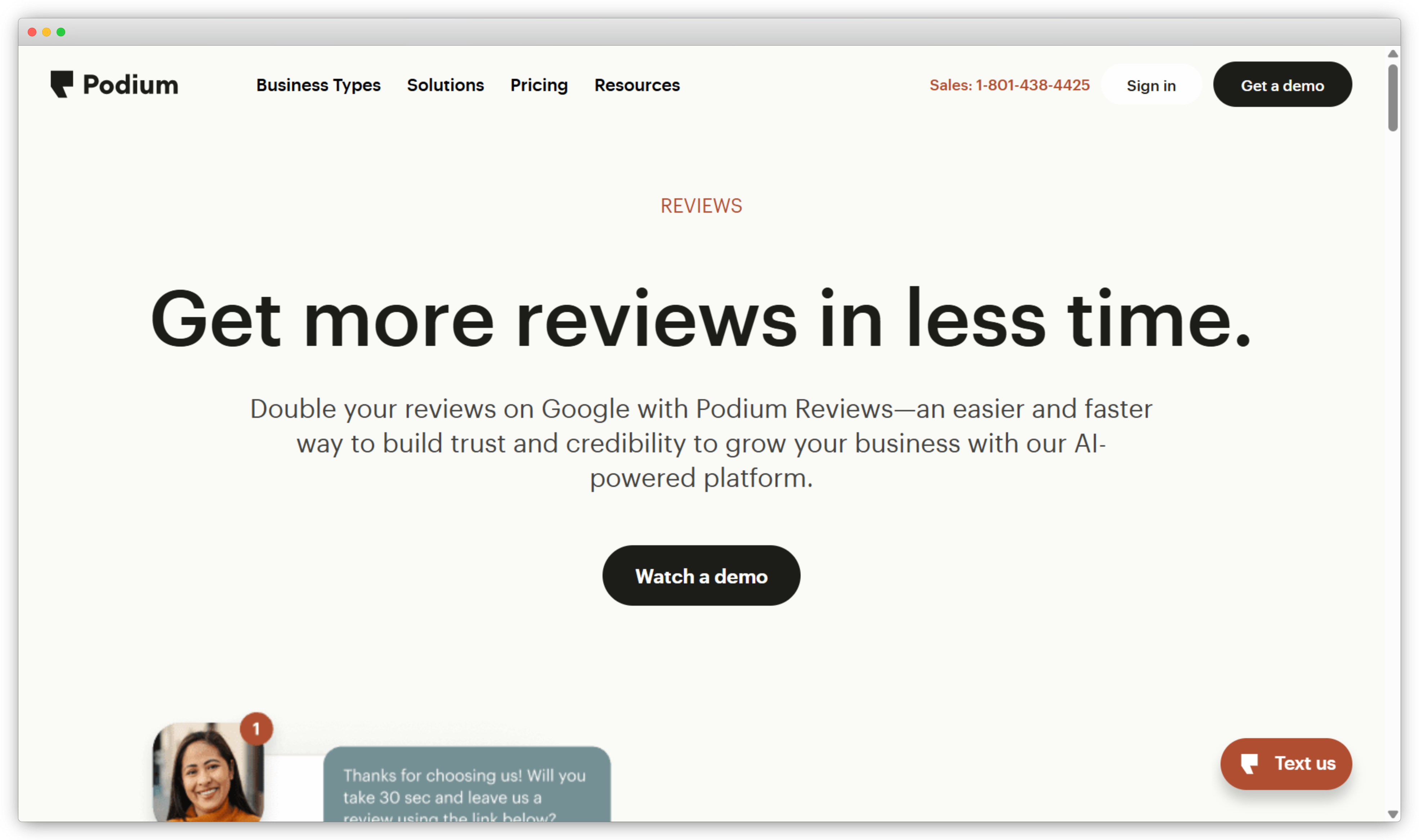 Reputation Management Tools - Podium