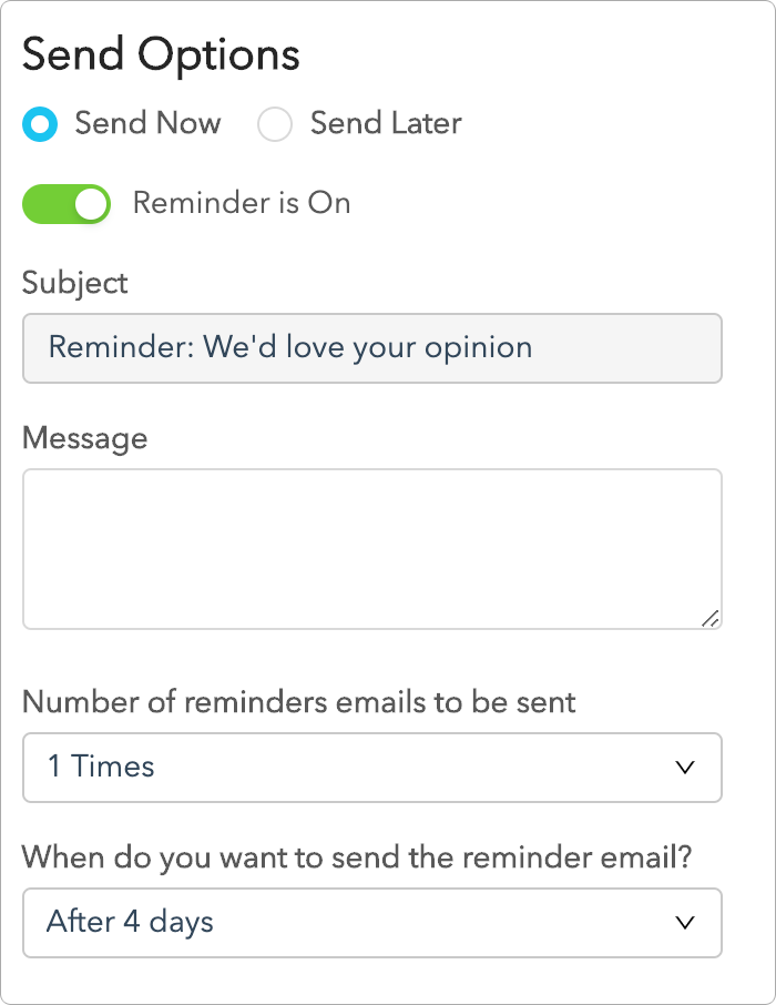Sending Email Reminders