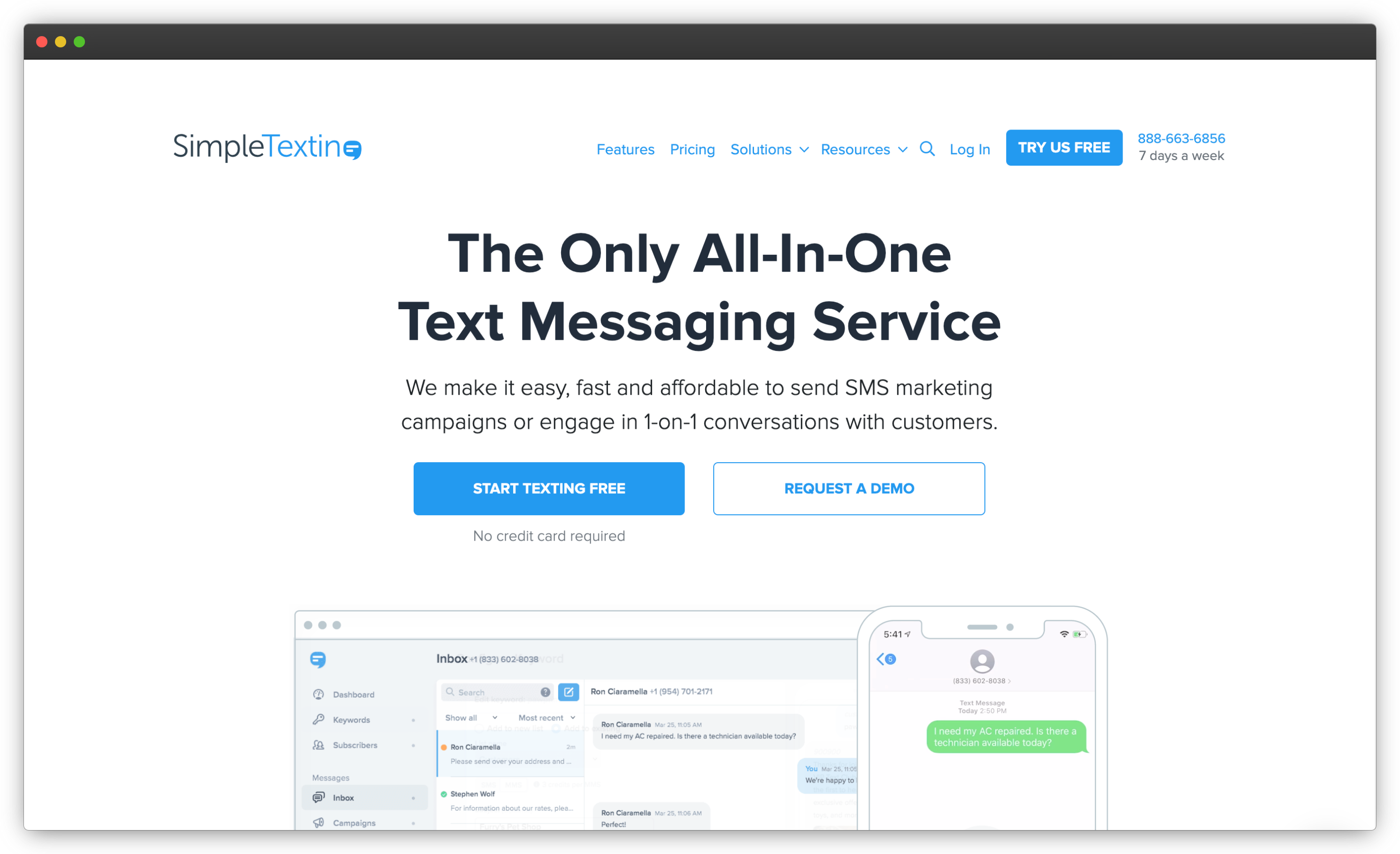 SMS survey software - Simple Texting