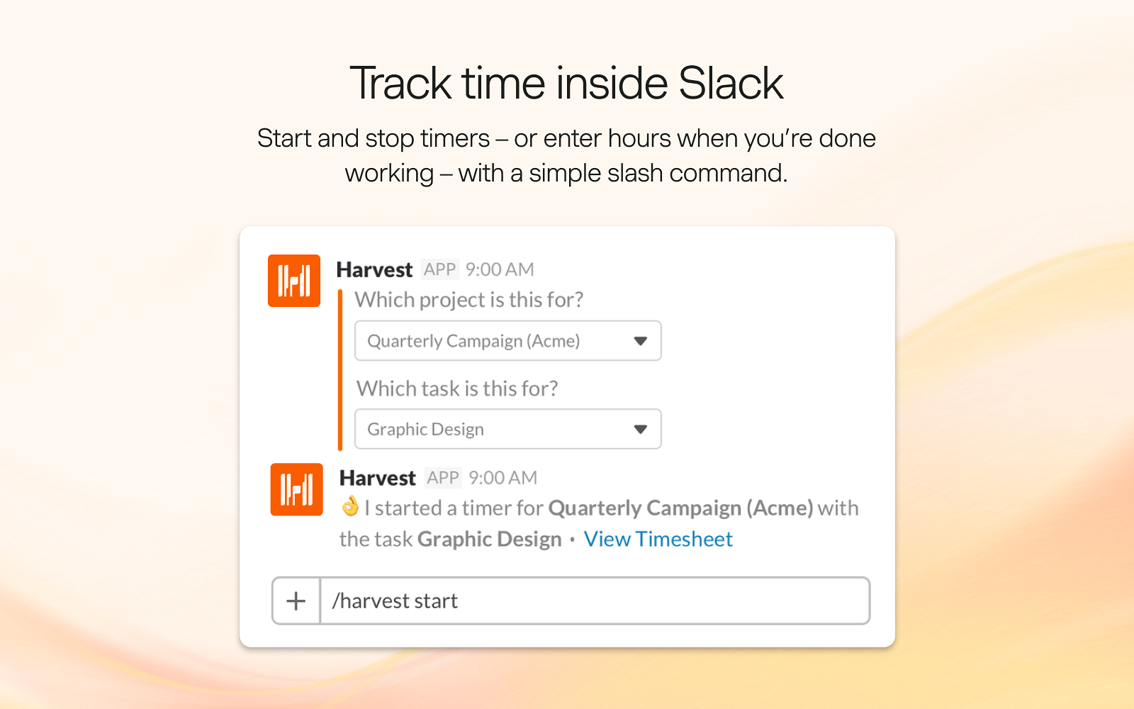 Slack Best Integrations Harvest