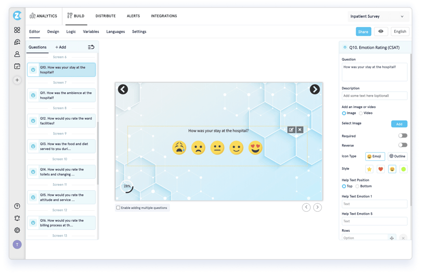 Survey Builder - Healthcare Surveys