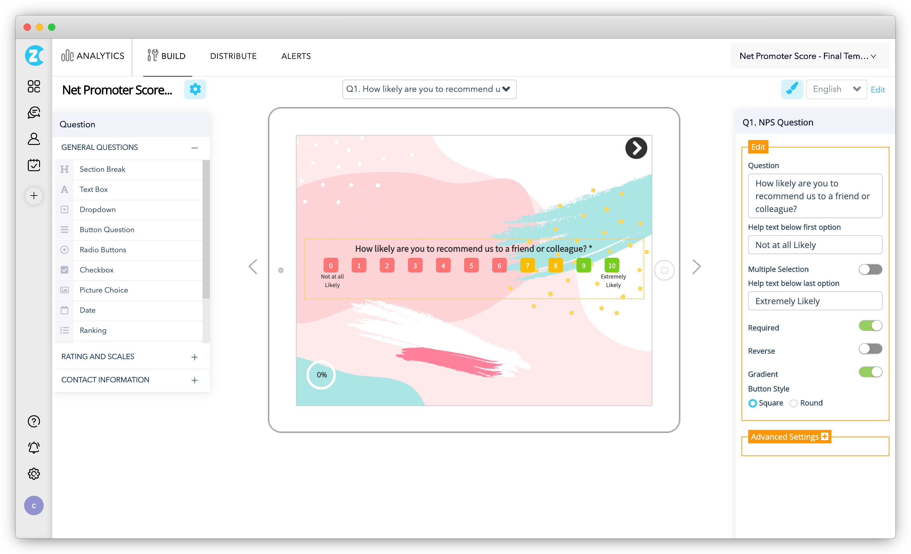 ARCHICAD User Feedback - Net Promoter Score Survey