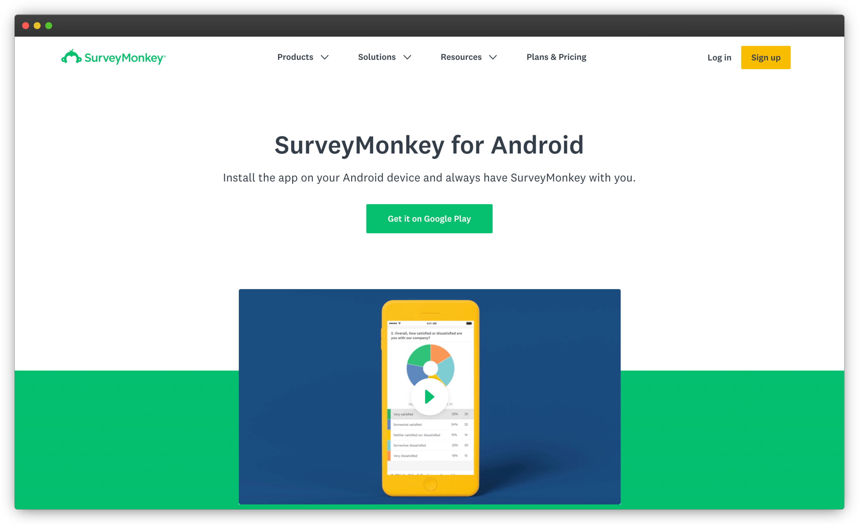 SurveyMonkey Android Survey App