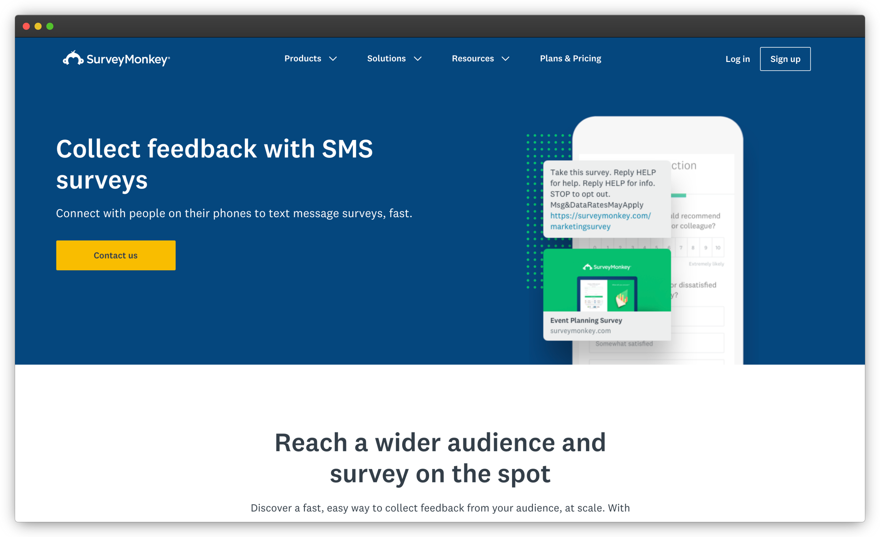 SMS Survey Software - SurveyMonkey