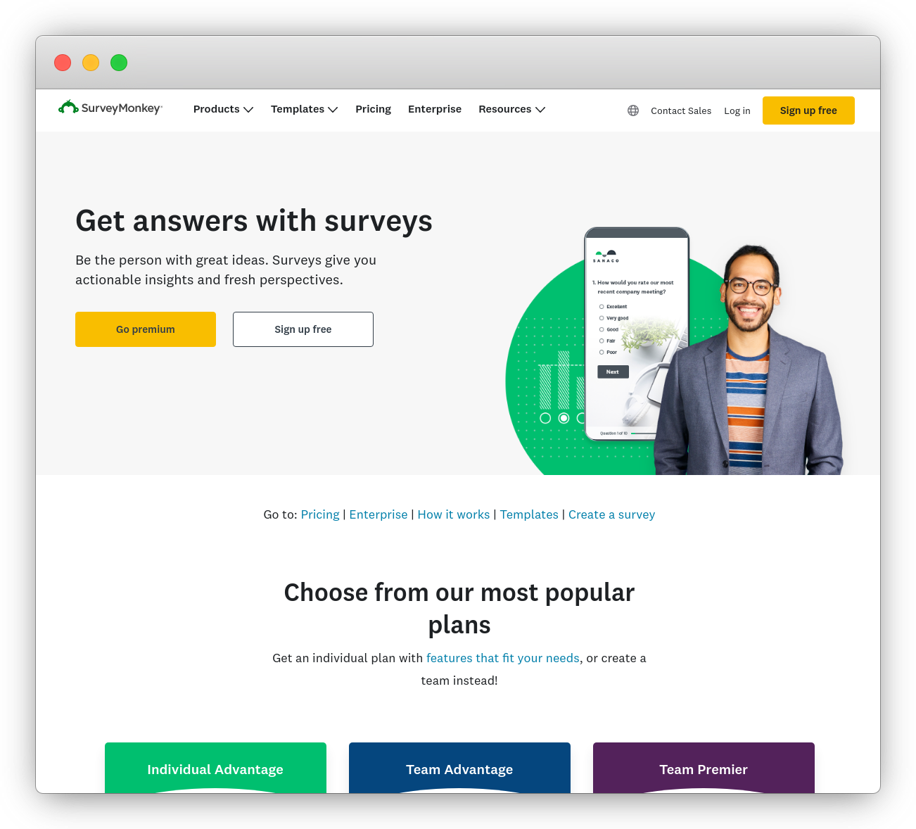 SurveyMonkey-Google form alt