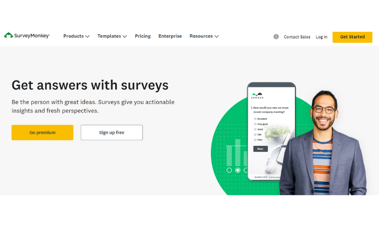 SurveySparrow Alternatives-SurveyMonkey