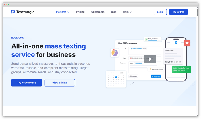 Best SMS Survey Software - Textmagic