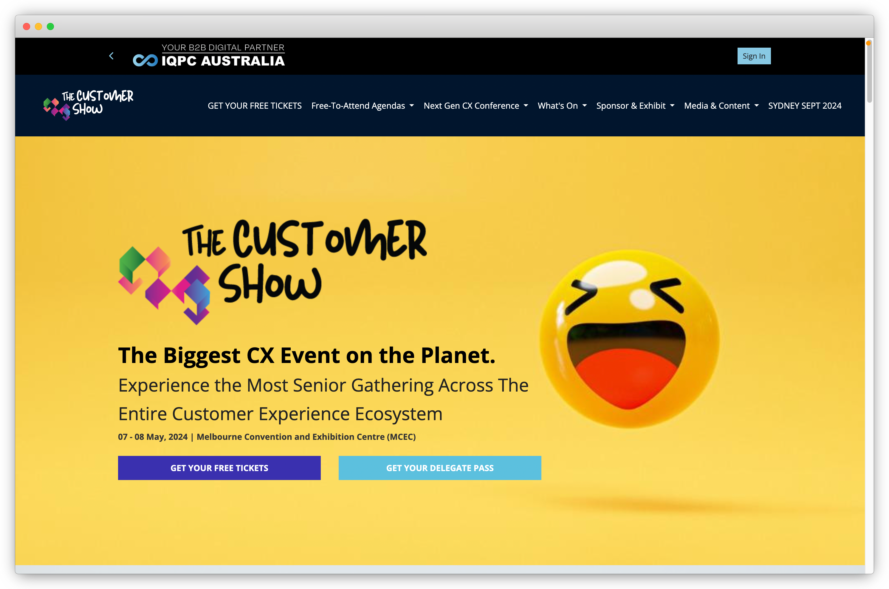 CX Events 2024 - The Customer Show Melbourne