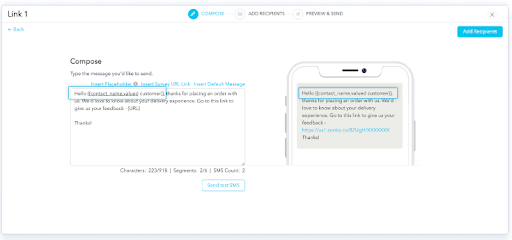 Use SMS Surveys