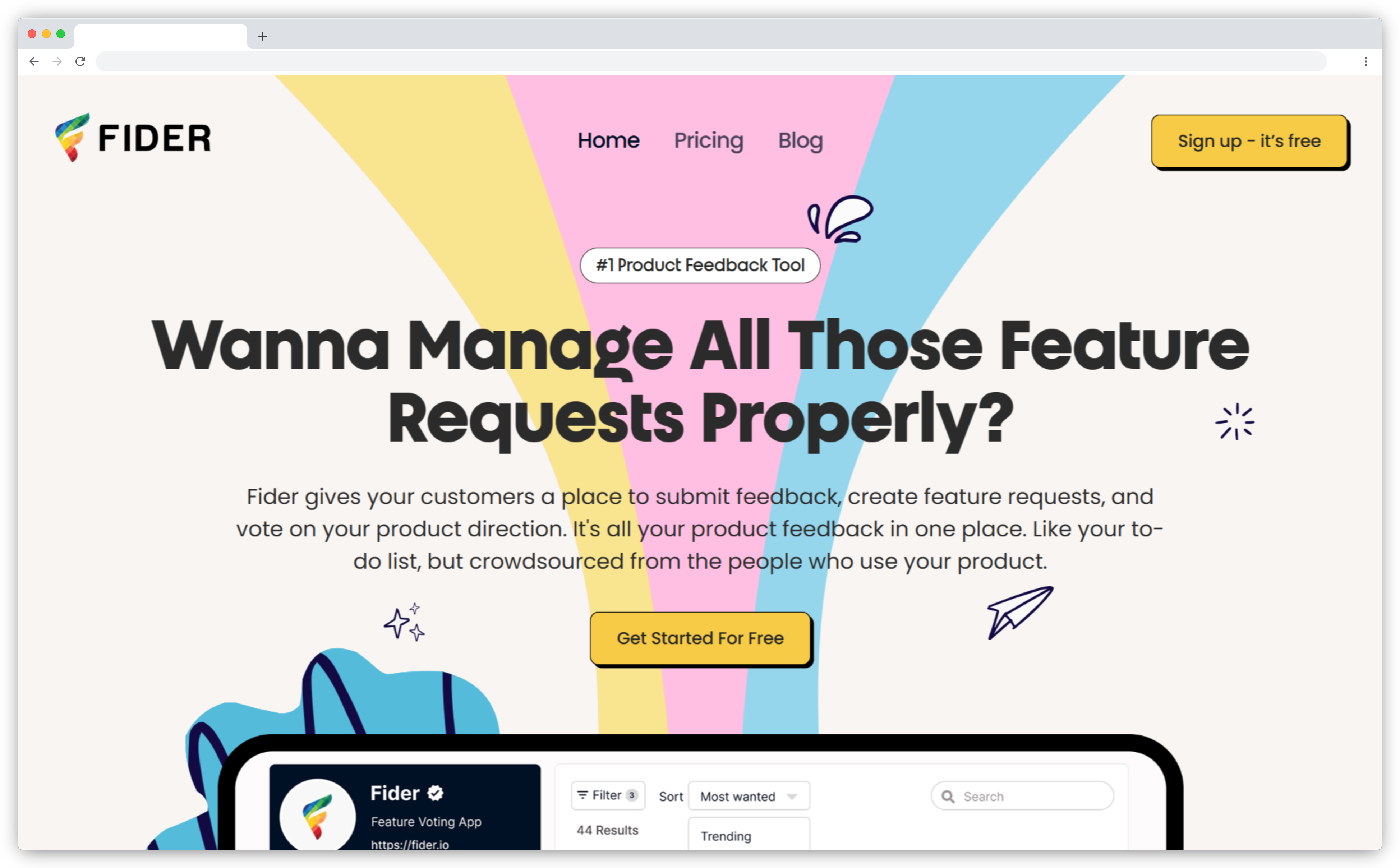 Usersnap alternatives - Fider
