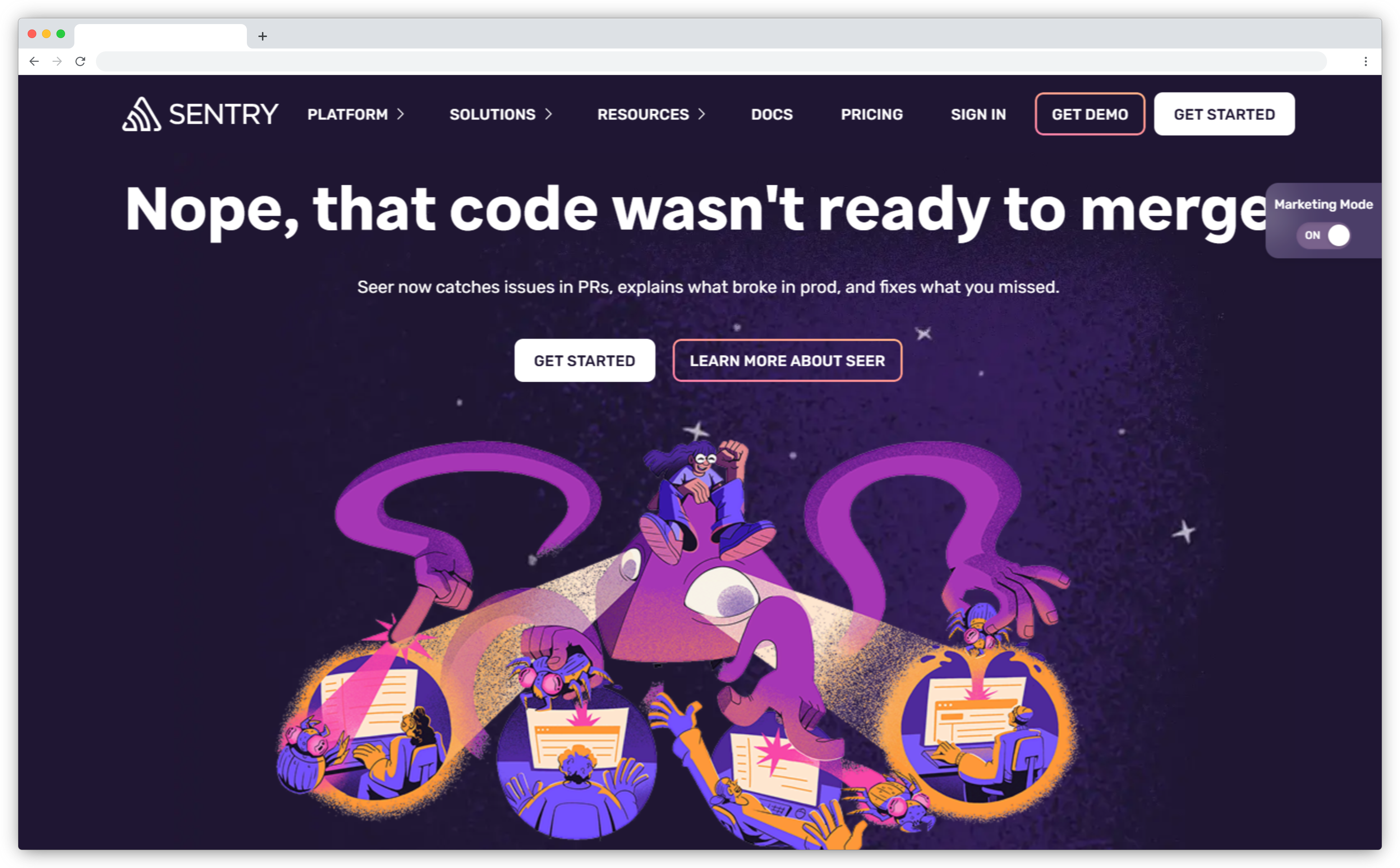 Usersnap alternatives - Sentry