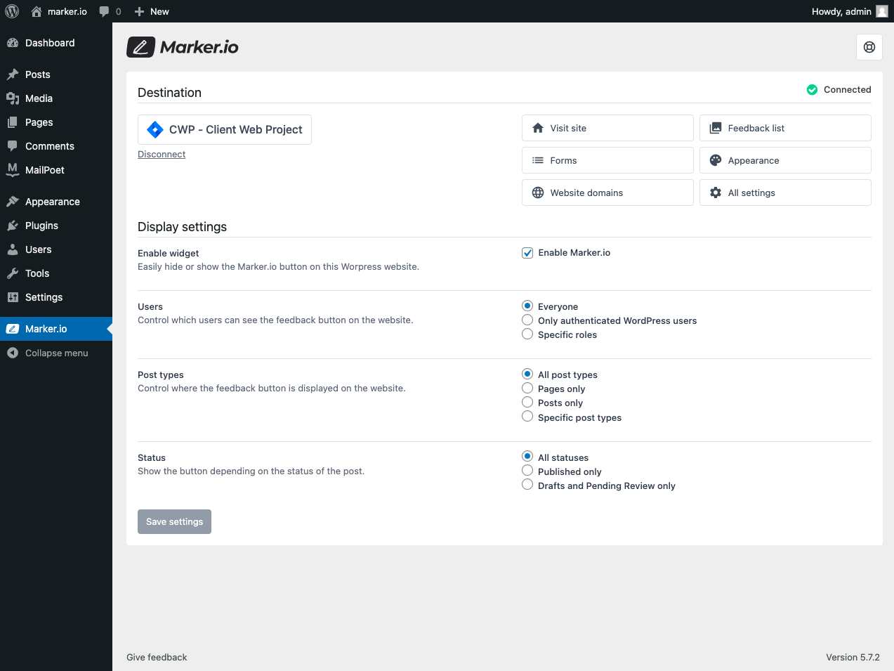 Visual Feedback Tools Marker.io