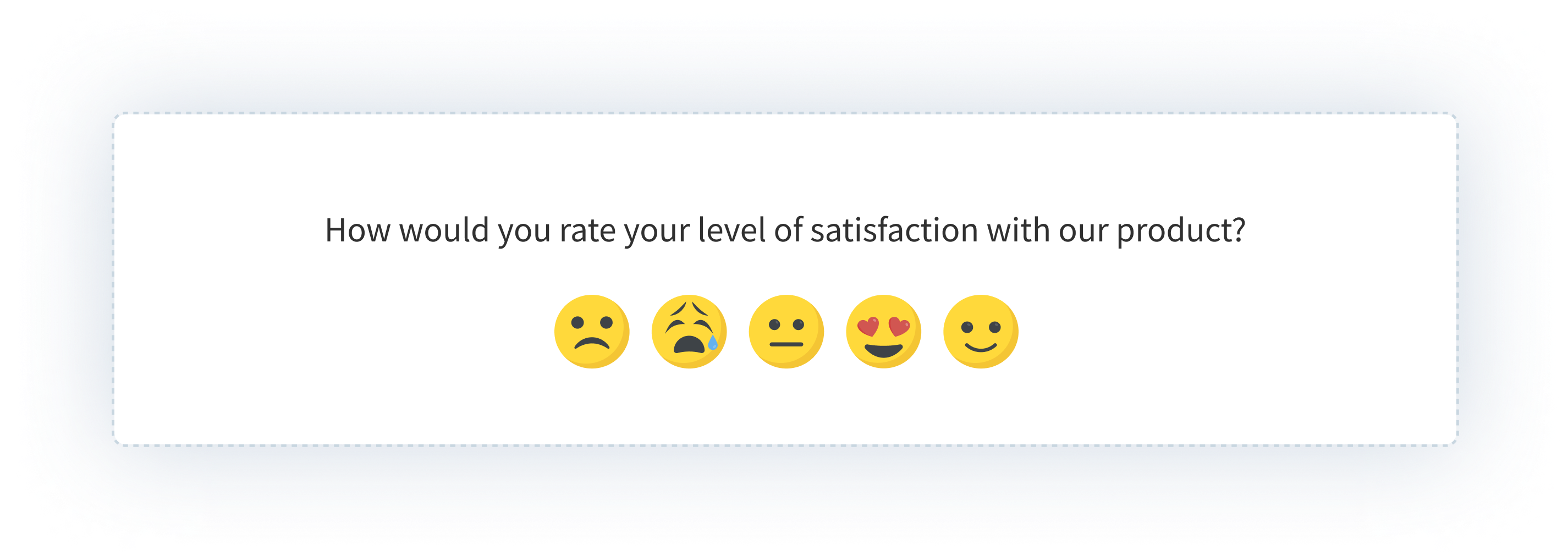 Voice of Customer Surveys Customer Satisfaction Question