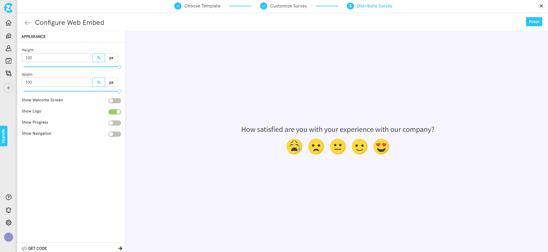 Website Embedded Surveys Zonka Feedback Web Embed