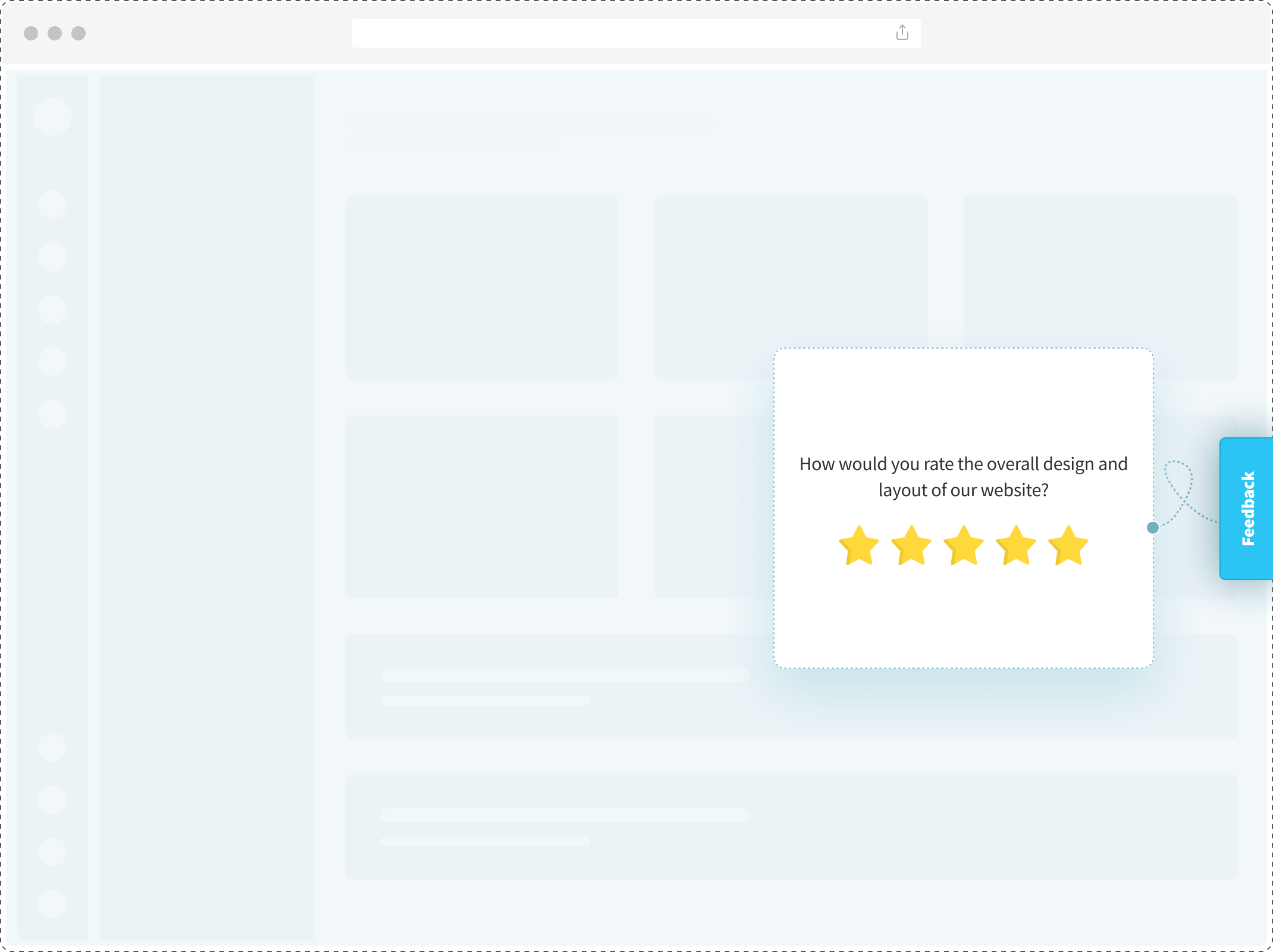 Website Feedback Button - Side Tab
