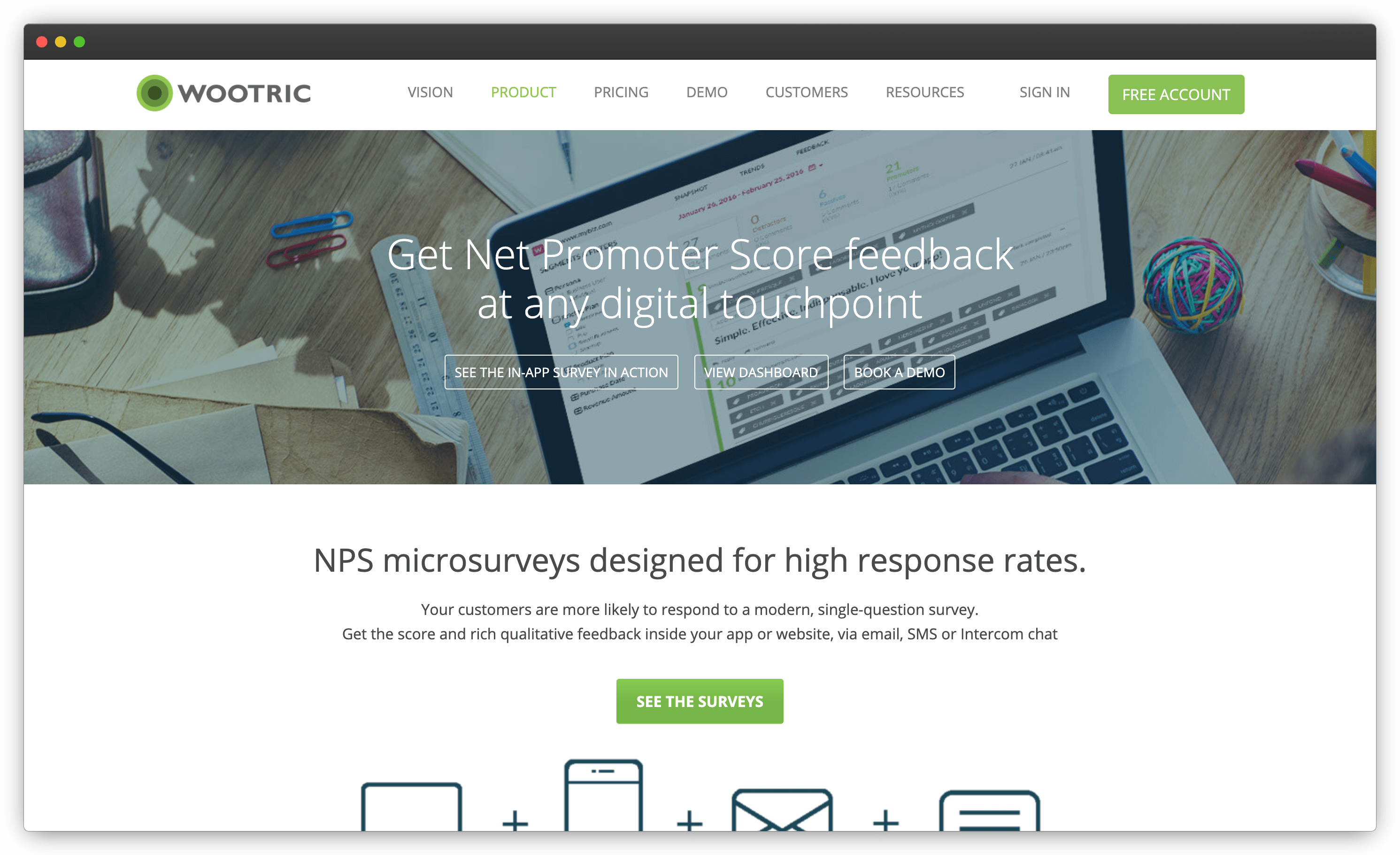 Wootric - NPS Software-min