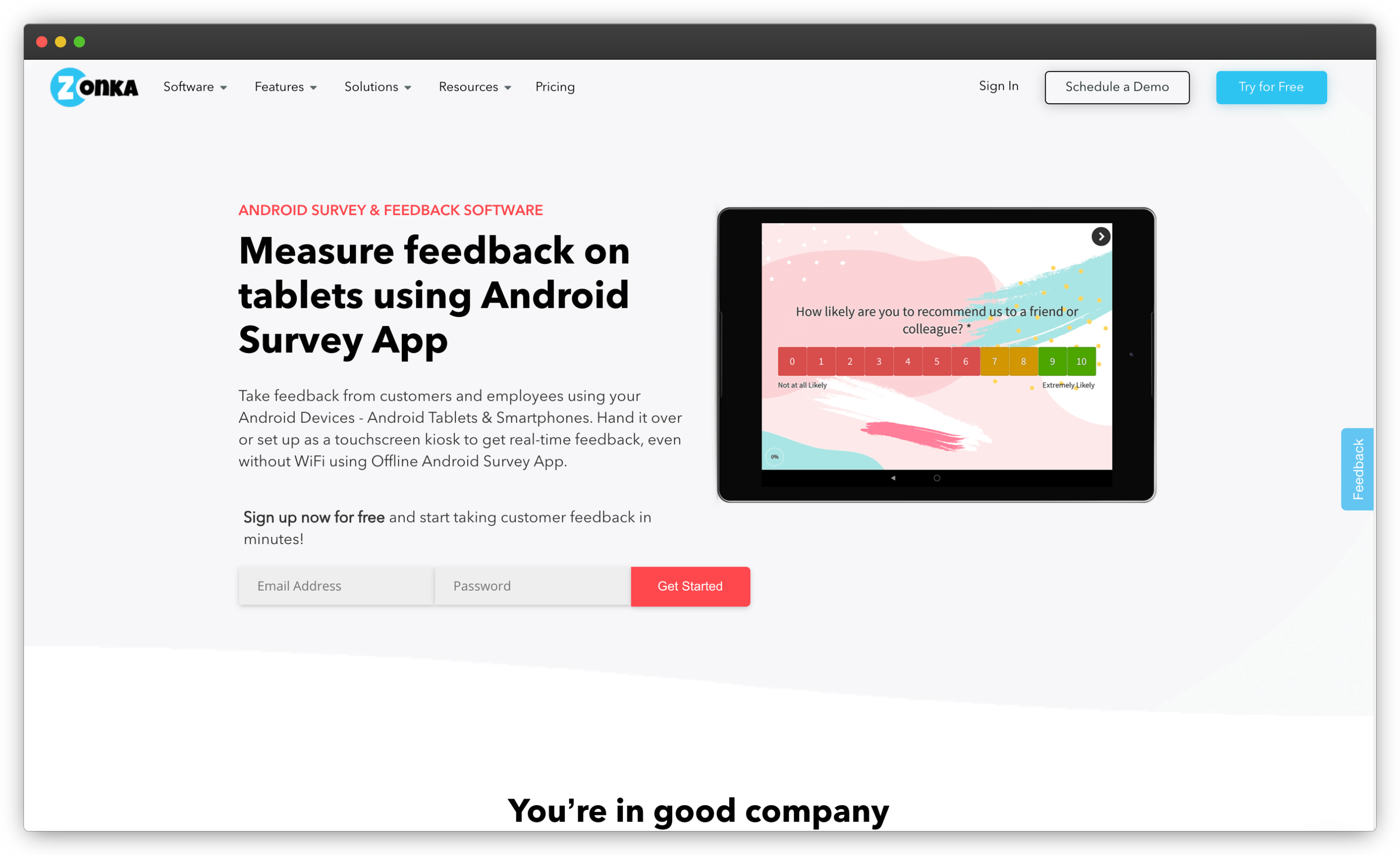 Android Survey App - Zonka Feedback 