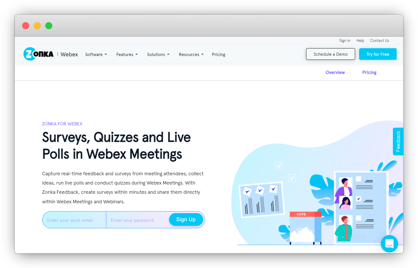 Zonka for Webex