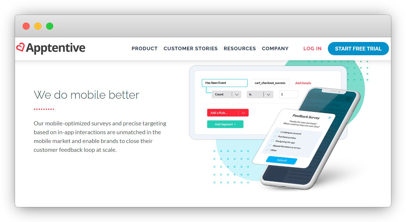 in-app feedback tools - Apptentive