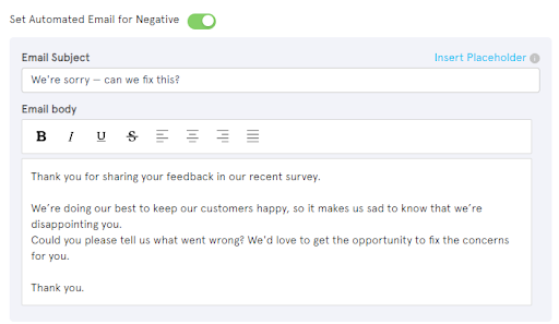 Negative Email How to Create a CSAT Survey?