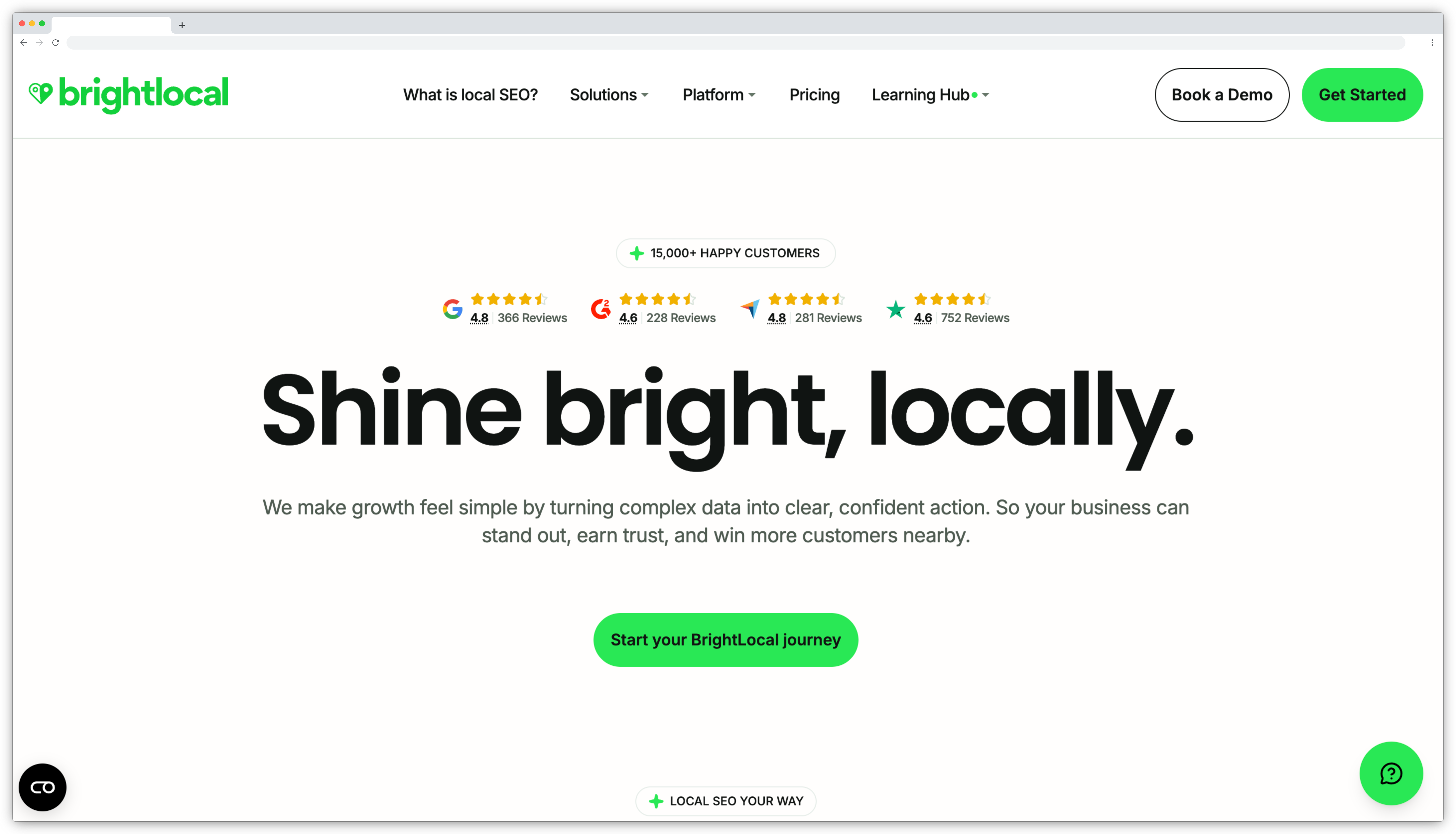 birdeye alternatives - brightlocal