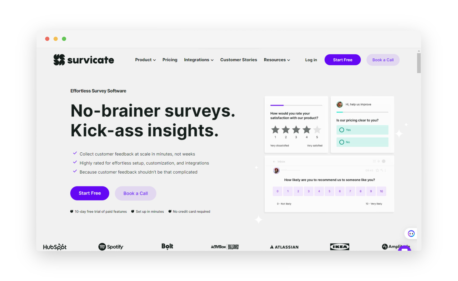 customer feedback tools survicate