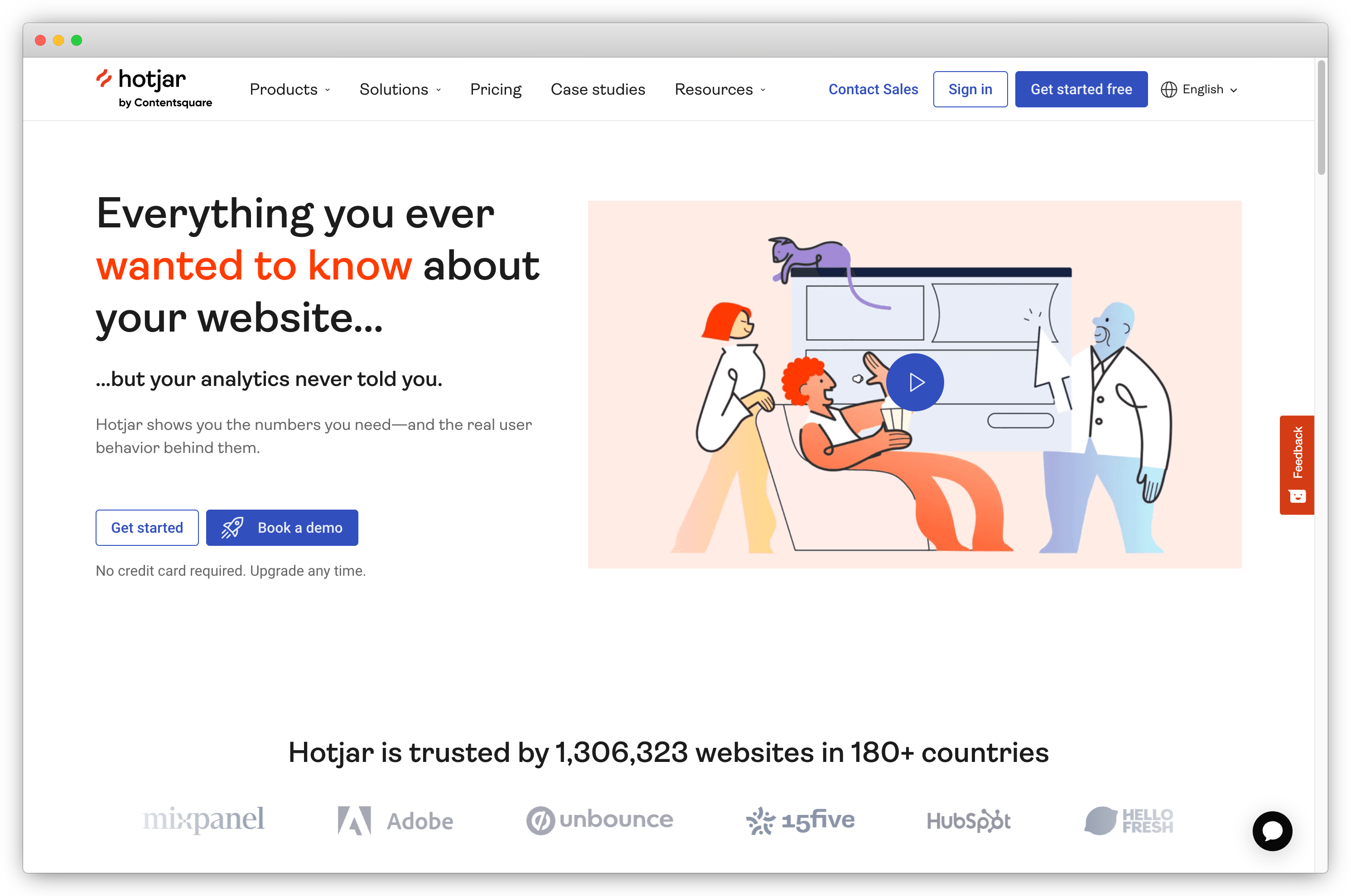 SaaS VoC Software - hotjar