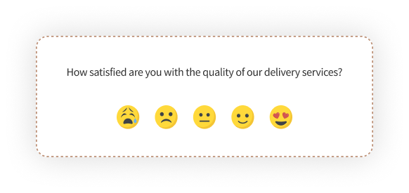 eCommerce survey question-shipping and delivery