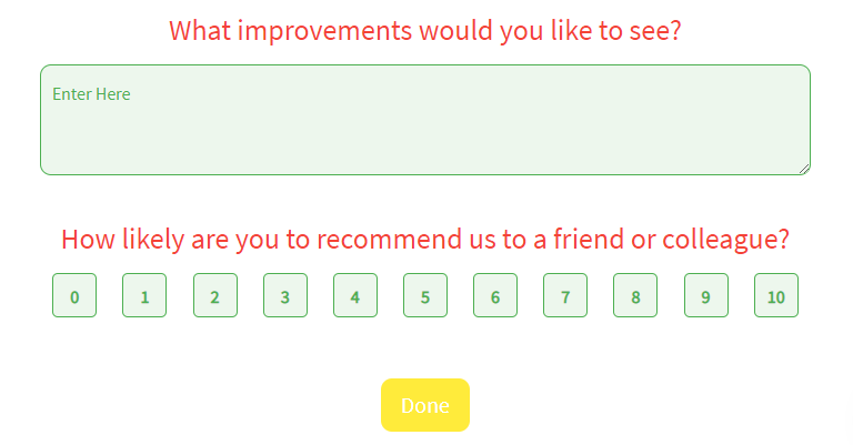 Website Embedded Surveys