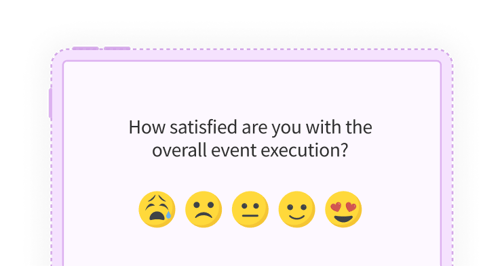 event feedback using ofline surveys