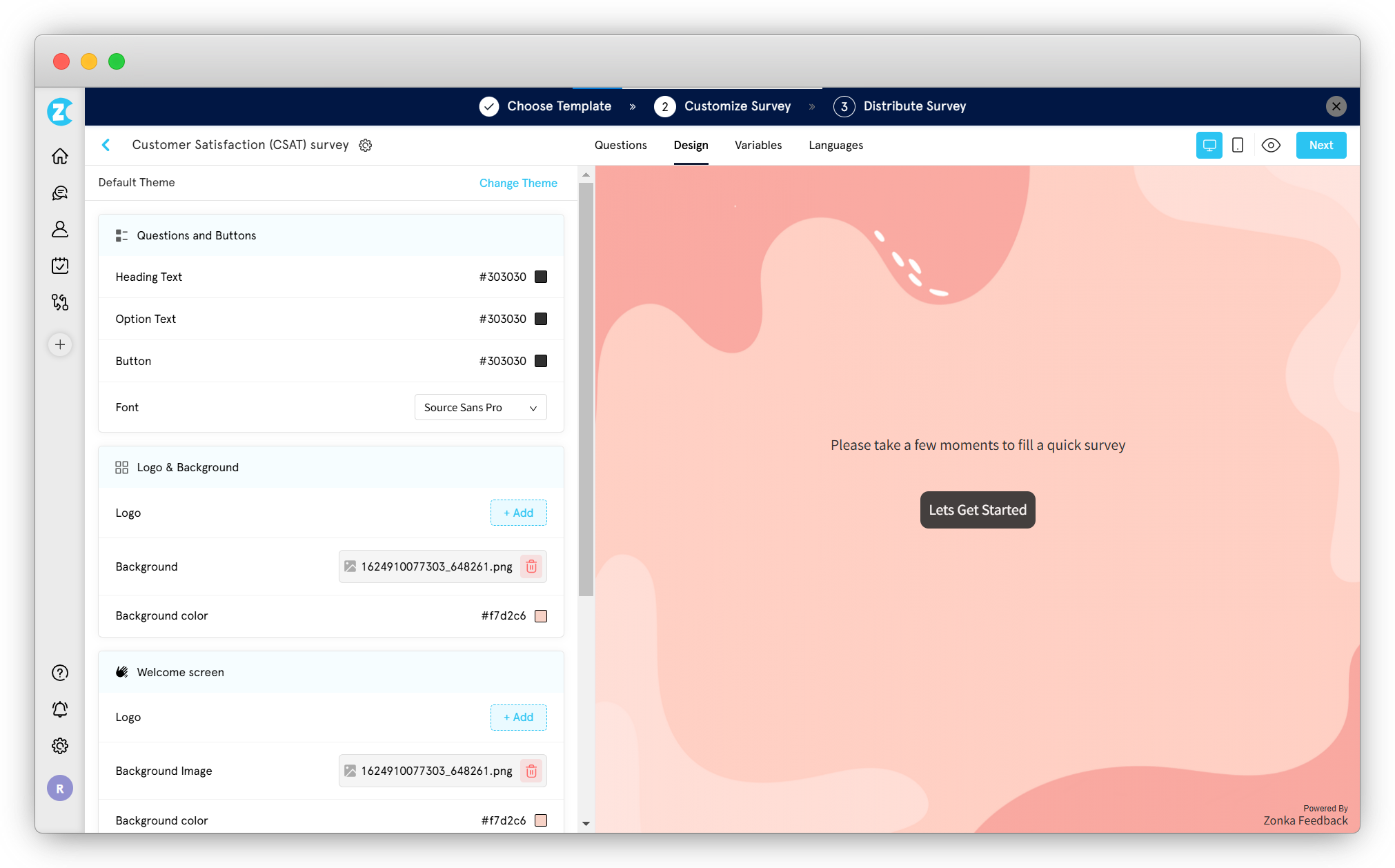 Customization and Branding of CSAT emails
