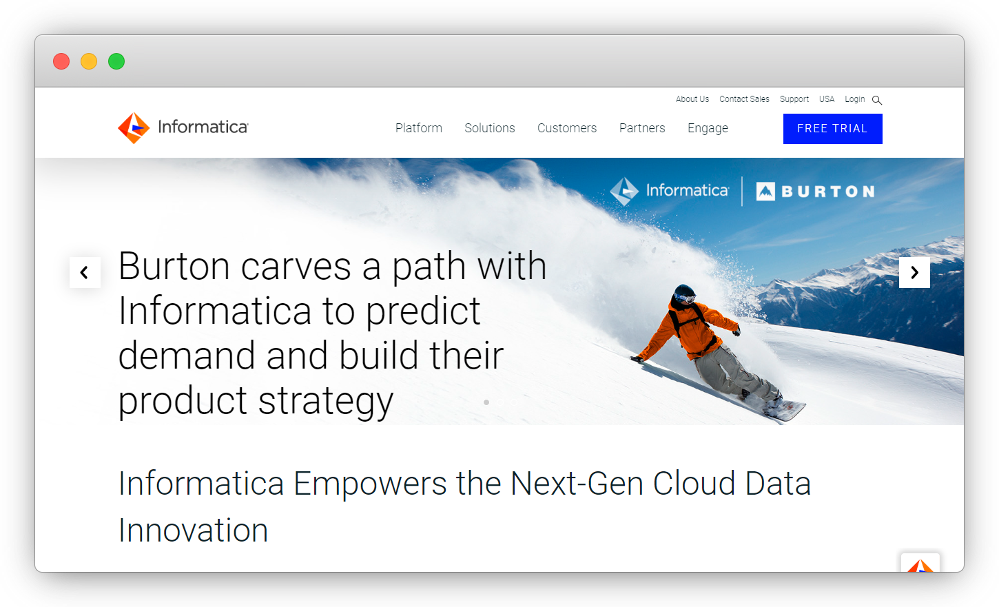 Informatica Product Experience Software