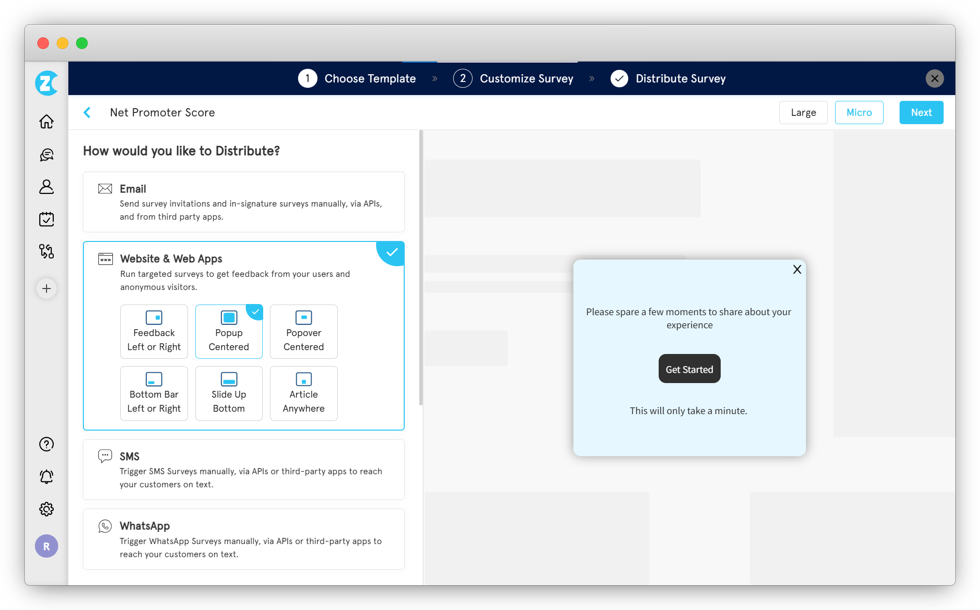 Select Distribution Channel