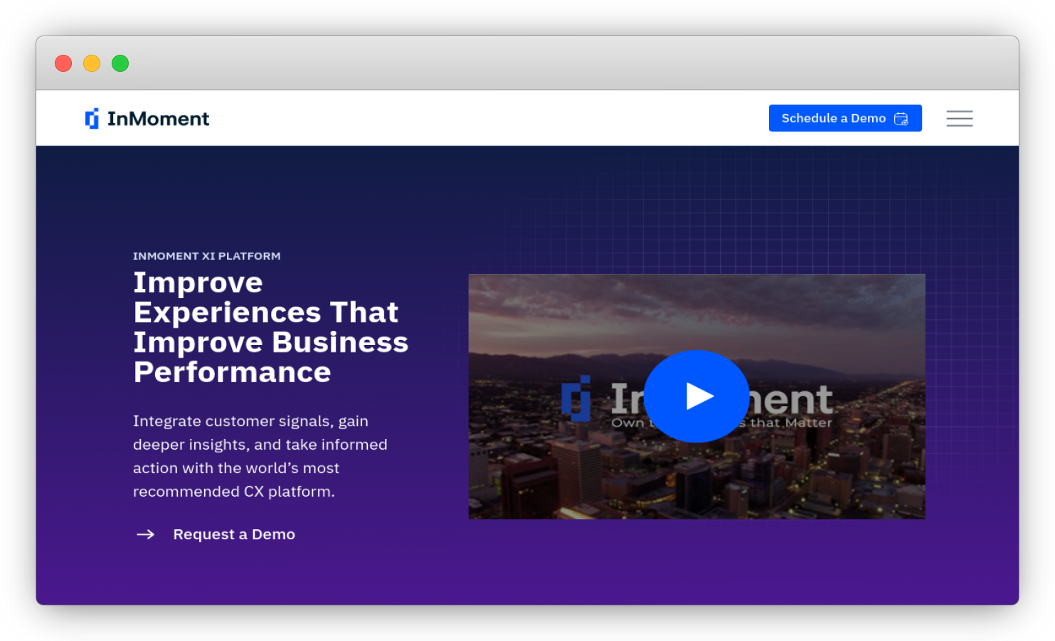 free customer feedback tool- inmoment